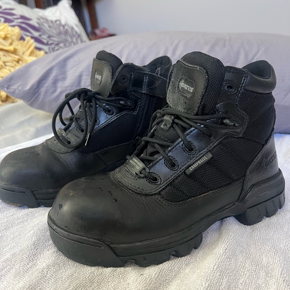 Bates Men's Black Tactical Work Boots